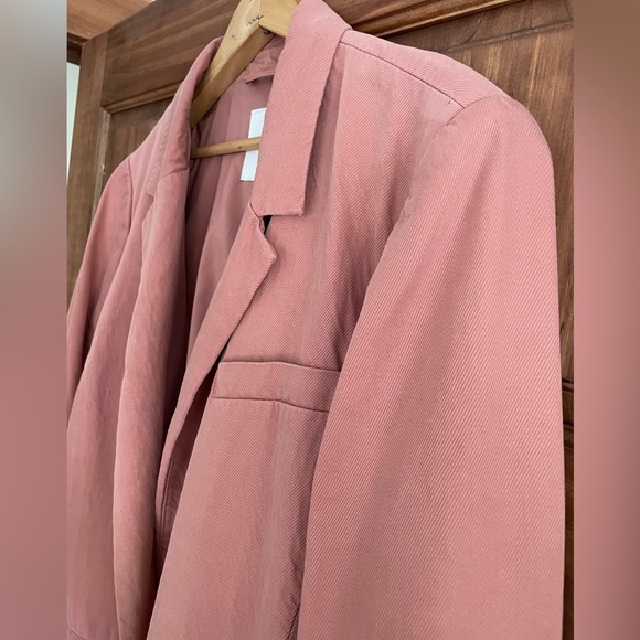 Madewell Larsen Oversized Blazer Jacket, Rose Colored. Woman’s Size 2X - Picture 5 of 12